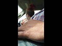 Car Flash - Hitcher ends with hand job